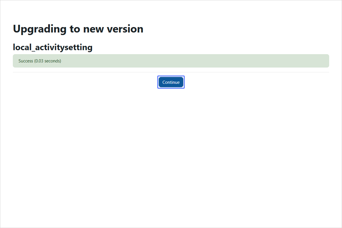 Continuing the Upgrade Process