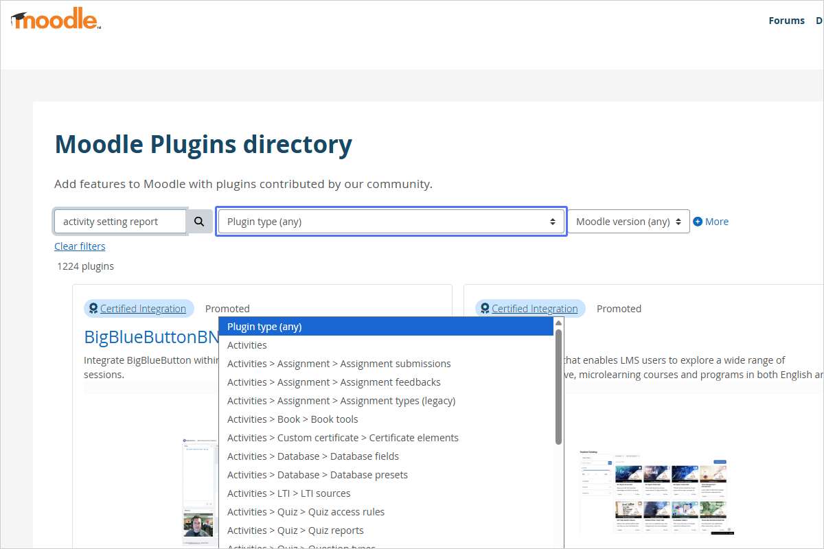 Refining your Plugin Search